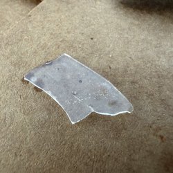 Piece of plastic was embedded in my garlic bread