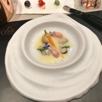 Caelis - Oyster, fat duck liver, pickled sauce - Mediterranean Near Me - Barcelona, B