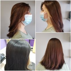 Black box dyed to warm chocolate