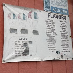 Cubita's Raspas - Flavors of raspa