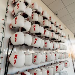 Rumble Boxing - Rent a pair of sanitized gloves from our glove wall.