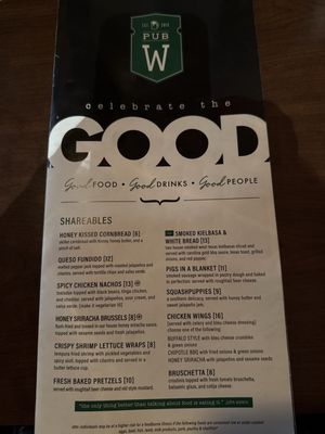 Menu photo 1 Pub W Tulsa, OK