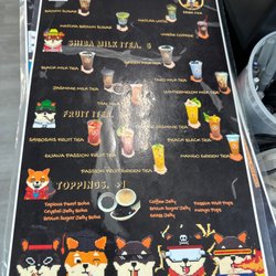 Shiba Itea - Menu
