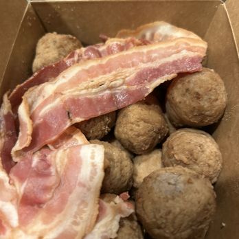 IKEA - Meatballs and bacon from breakfast. - Home Decor Near Me - Emeryville, California