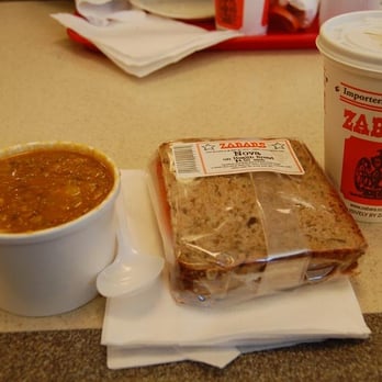 Zabar's - Lentil soup, Nove on health bread, small coffee - Bakeries Near Me - New York, New York Zabar's - Lentil soup, Nove on health bread, small coffee - Bakeries Near Me - New York, New York