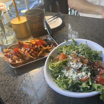 Poor Calvin's - LOBSTER WONTON ARUGULA SALAD - Asian Fusion Near Me - Atlanta, Georgia