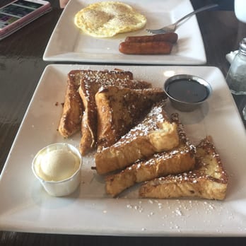 The Scratch Room - French toast eggs and sausage. - Breakfast & Brunch Near Me - Anaheim, California The Scratch Room - French toast eggs and sausage. - Breakfast & Brunch Near Me - Anaheim, California