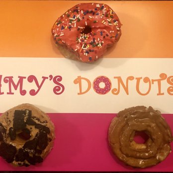 Amy's Donuts - The Homer Simpson, peanut butter/Oreo,and cake with maple frosting! - Donuts Near Me - Albuquerque, New Mexico