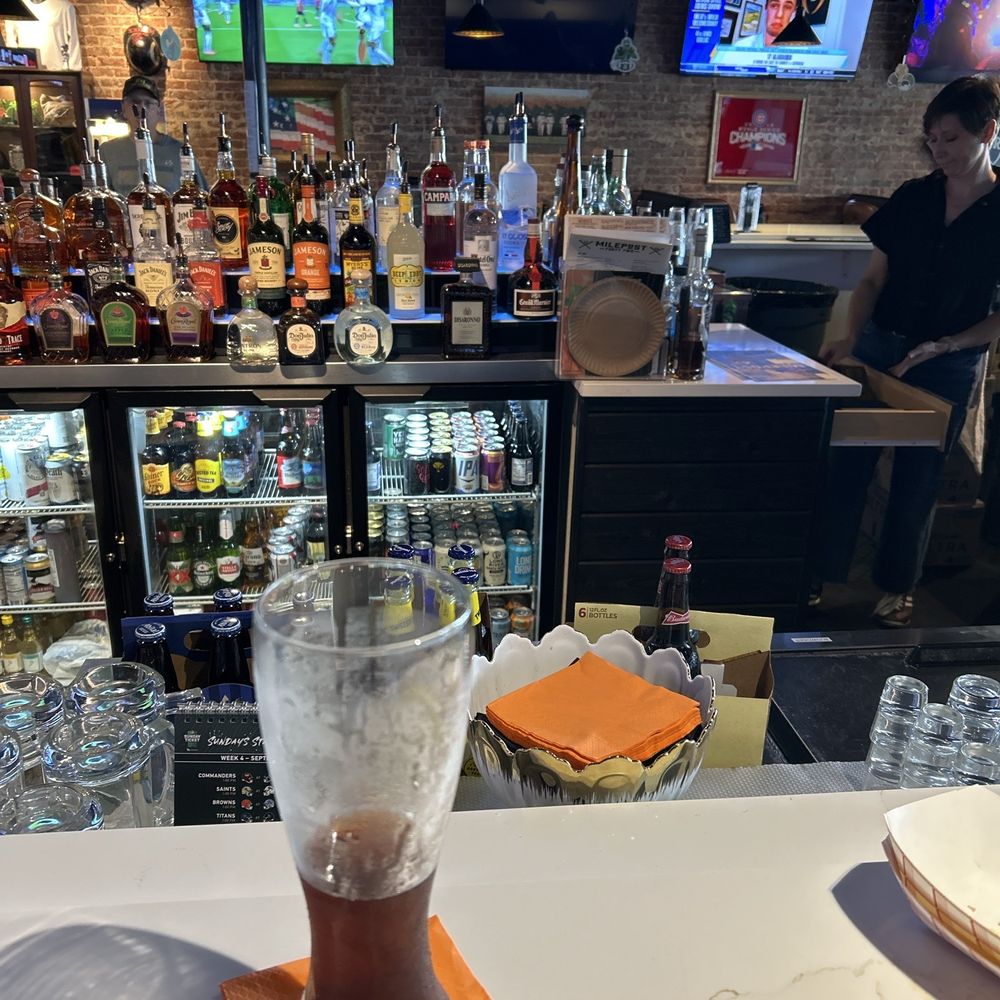Mile Post 42 - Great beer and Amanda at the bar - Sports Bars Near Me - Dickson, Tennessee Mile Post 42 - Great beer and Amanda at the bar - Sports Bars Near Me - Dickson, Tennessee