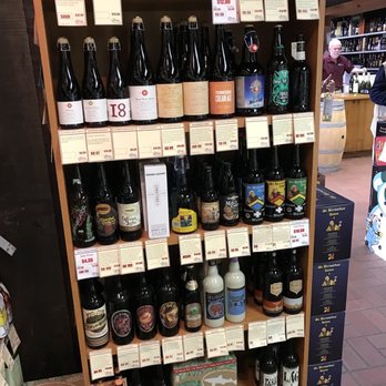 Ashe's Wines & Spirits - shelves of various types of wines - Beer, Wine & Spirits Near Me - Knoxville, Tennessee