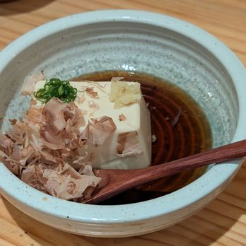 Drunken Monk - Silken tofu with dashi and sweet sauce - Izakaya Near Me - Menlo Park, California