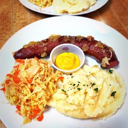 Grilled Polish Sausage and Kraut