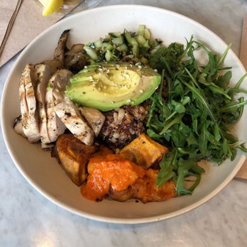 Flower Child - Mother Earth with grilled chicken - Salad Near Me - Houston, Texas