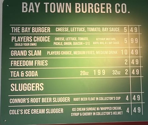 Menu photo 3 Bay Town Burger Mobile, AL