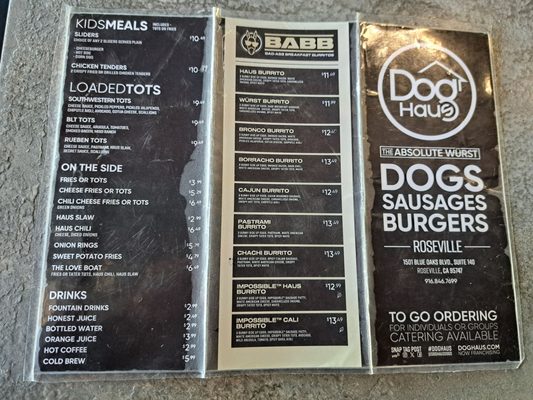 Menu photo 2 Dog Haus Biergarten - Roseville Roseville, CA