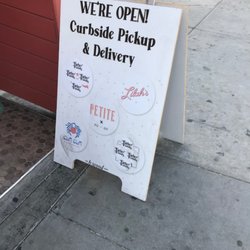 Lilah's Diner - Sign outside of Petite Taqueira to look for-