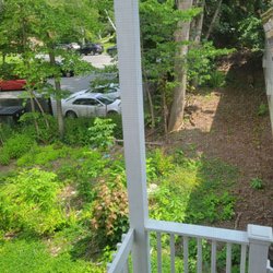 View from Sunol room in blue cottage behind main inn