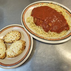 Gold Pan Pizza - Spaghetti