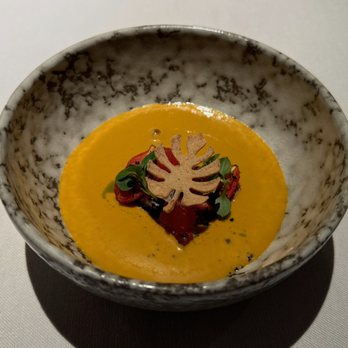 Rozbrat 20 - gazpacho with eel and watermelon - Breakfast & Brunch Near Me - Warsaw, MZ