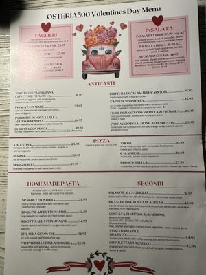 Menu photo 2 Osteria 500 Sarasota, FL Menu photo 2 Osteria 500 Sarasota, FL