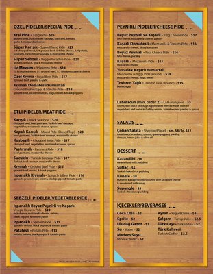Menu photo 3 Kral Pide Paterson, NJ