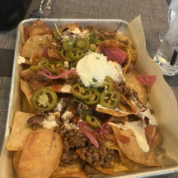 Wolf Brewing - Nachos. Could've used some more sour cream. Maybe more cheese too. - Brewpubs Near Me - Mechanicsburg, Pennsylvania Wolf Brewing - Nachos. Could've used some more sour cream. Maybe more cheese too. - Brewpubs Near Me - Mechanicsburg, Pennsylvania