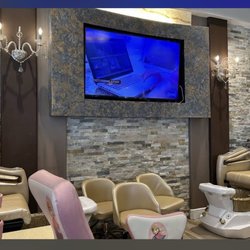 Tv pedicure area