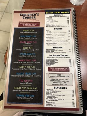 Menu photo 1 The Bedford Diner Bedford Hills, NY