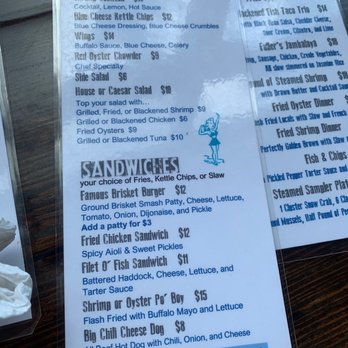 Fuller's Raw Bar - Menu current as of Sept 2021 - Seafood Near Me - Hampton, Virginia