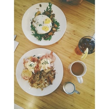 Early Bird - Traditional Eggs Benedit and Duck Confit Hash. Oh, and delectable, BUTTERY HASH BROWNS! - New American Near Me - Fullerton, California Early Bird - Traditional Eggs Benedit and Duck Confit Hash. Oh, and delectable, BUTTERY HASH BROWNS! - New American Near Me - Fullerton, California