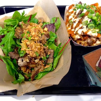 KoJa Kitchen - vegetarian salad bowl + kamikaze fries + mochimisu - Asian Fusion Near Me - Berkeley, California KoJa Kitchen - vegetarian salad bowl + kamikaze fries + mochimisu - Asian Fusion Near Me - Berkeley, California