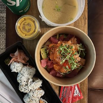 Miyako Doral - Sashimi Salad and JB Roll - Japanese Near Me - Doral, Florida