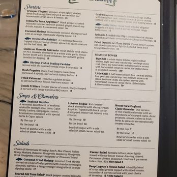 Deep Lagoon Seafood and Oyster House - Seafood Near Me - Osprey, Florida