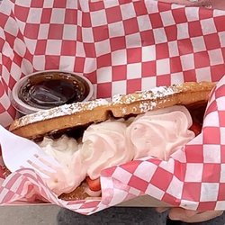 Waffley Good - Berries and cream waffle