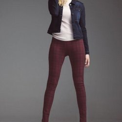 Plaid leggings
