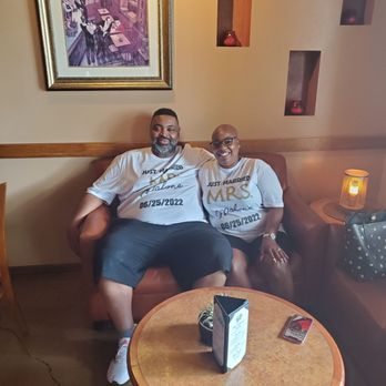 Full Moon Saloon - Wife and I chilling in the lounge area. - Sports Bars Near Me - Sedona, Arizona