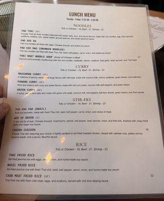 Menu photo 1 Pru Thai Kitchen Alpharetta, GA Menu photo 1 Pru Thai Kitchen Alpharetta, GA