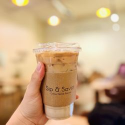 Sip & Savor - Lavender latte