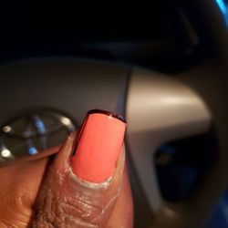 Happy Nails - Nails are 4 days old and one broke in half, the other started chipping