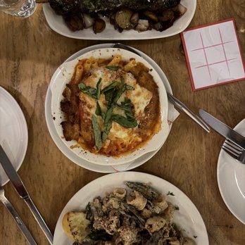 Delarosa Marina - Top to bottom: Steak skewer ZITI CHICKEN PARMIGIANA Calamari - Italian Near Me - San Francisco, California