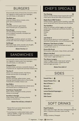 Menu photo 2 The Coterie Restaurant Rochester, NY Menu photo 2 The Coterie Restaurant Rochester, NY
