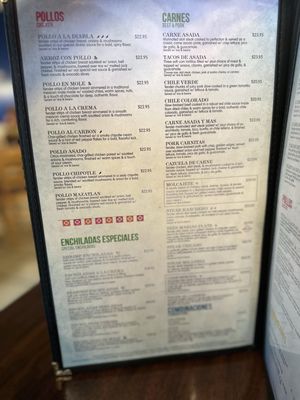 Menu photo 3 Las Tres Marias Monroe, WA