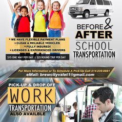 BrewCity Valet - Please contact us for your next ride!!