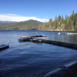 Camp Kern - The view is nice. You'll note the one sailboat I mentioned in the review.