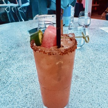 Pier 6 Rooftop - Spicy marg - Lounges Near Me - Pompano Beach, Florida