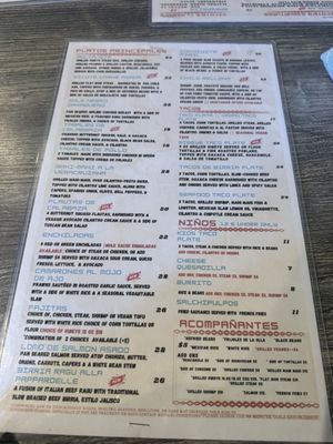 Menu photo 3 Xicote Cocina Mexicana Walnut Creek, CA
