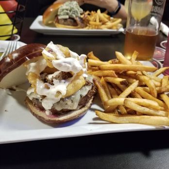 The Bad Apple - Truffle sprouts in the back and JUST BEYOND THE THUNDERDOME in front. Thunderdome  was amazing! I highly recommend - Burgers Near Me - Chicago, Illinois
