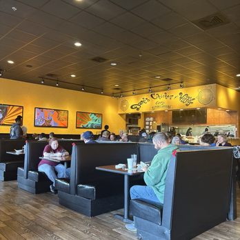 Dame's Chicken and Waffles - Dining area. - New American Near Me - Cary, North Carolina Dame's Chicken and Waffles - Dining area. - New American Near Me - Cary, North Carolina