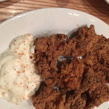 Nightingale - Delicious fried chicken with a lemon yogurt dressing - Live/Raw Food Near Me - Vancouver, British Columbia