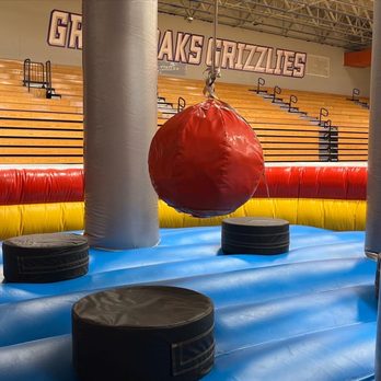 Sky High Party Rentals - Wrecking ball - Bounce House Rentals Near Me - Houston, Texas